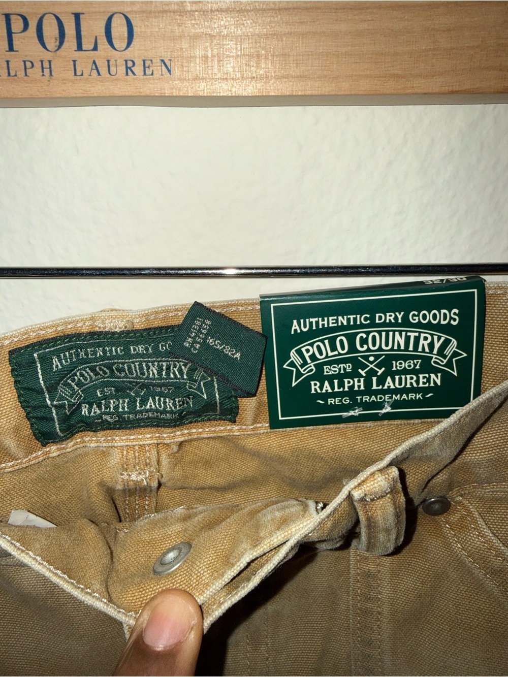 Polo by Ralph Lauren Men's Tan Cargo/Work Pants - Picture 5 of 9